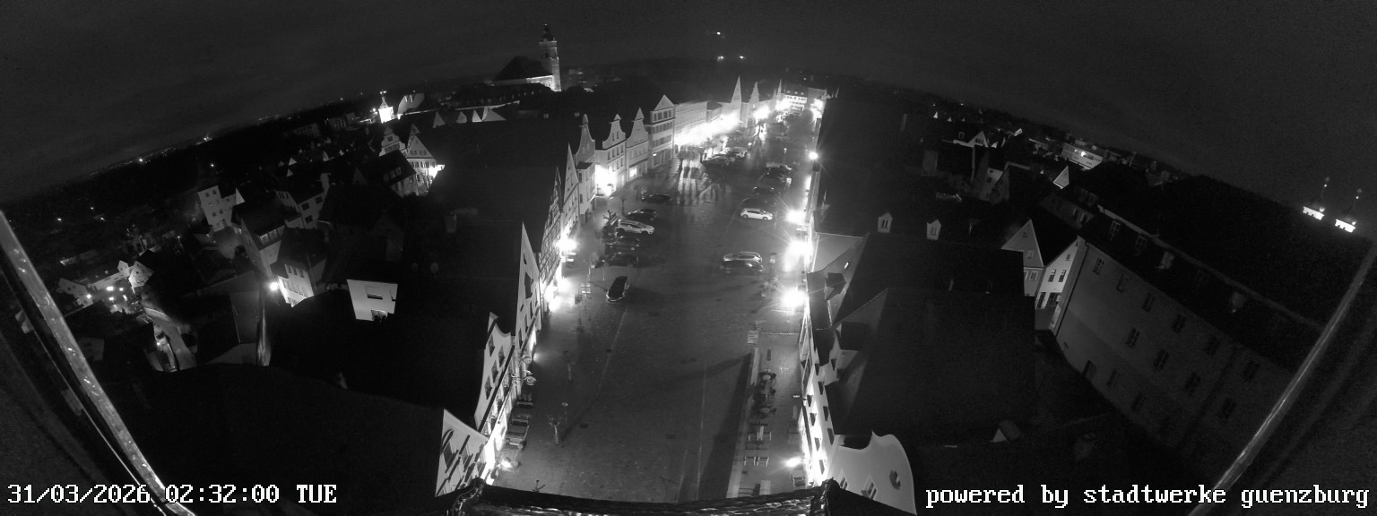 Archiv Foto Webcam Günzburg Marktplatz