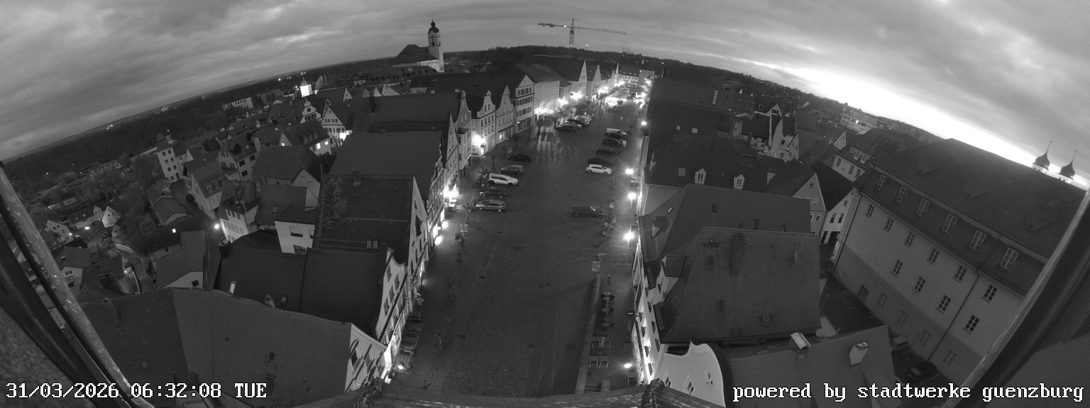 Archiv Foto Webcam Günzburg Marktplatz