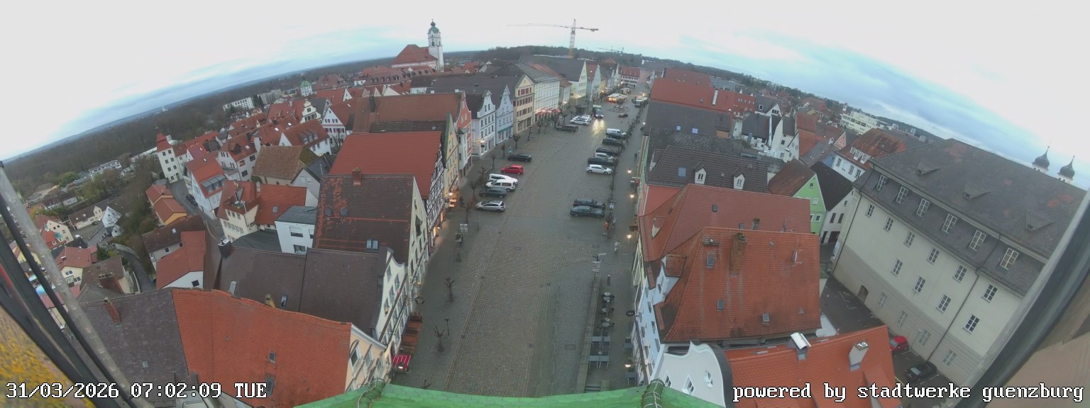 Archiv Foto Webcam Günzburg Marktplatz