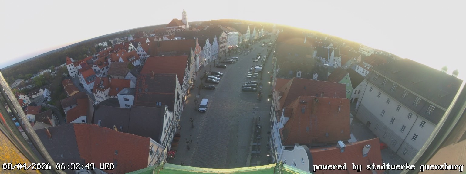 Archiv Foto Webcam Günzburg Marktplatz