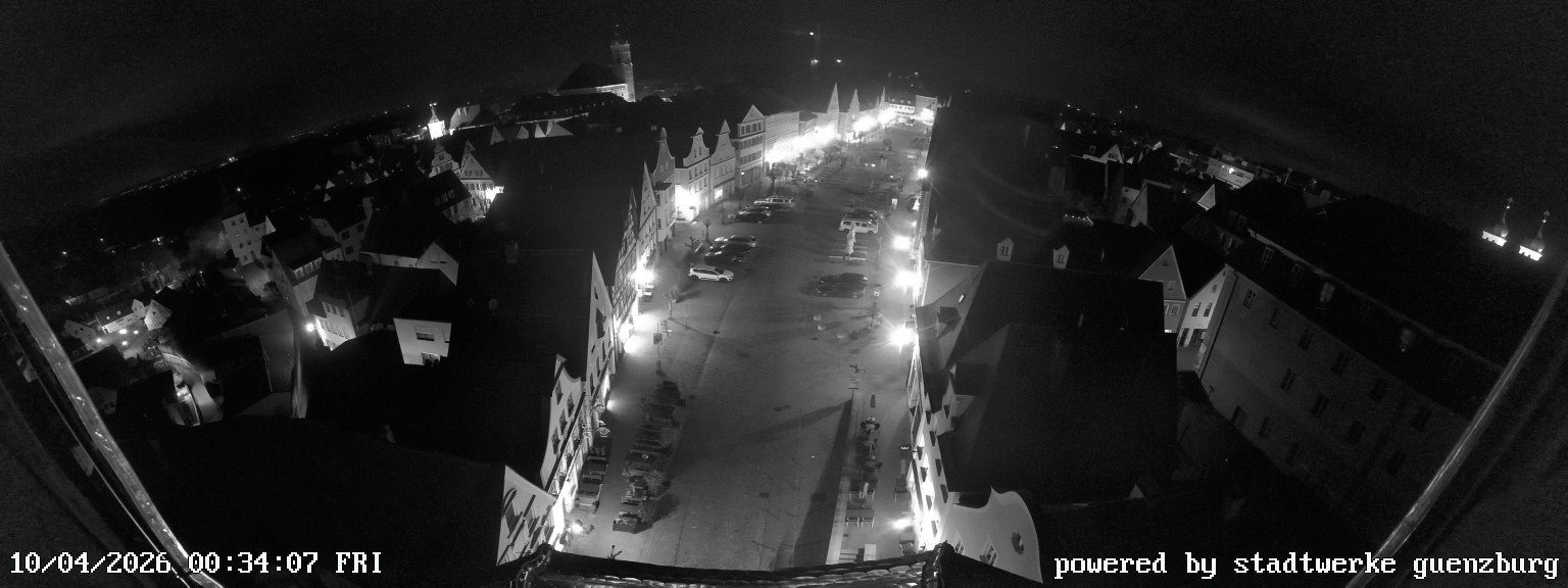 Archiv Foto Webcam Günzburg Marktplatz