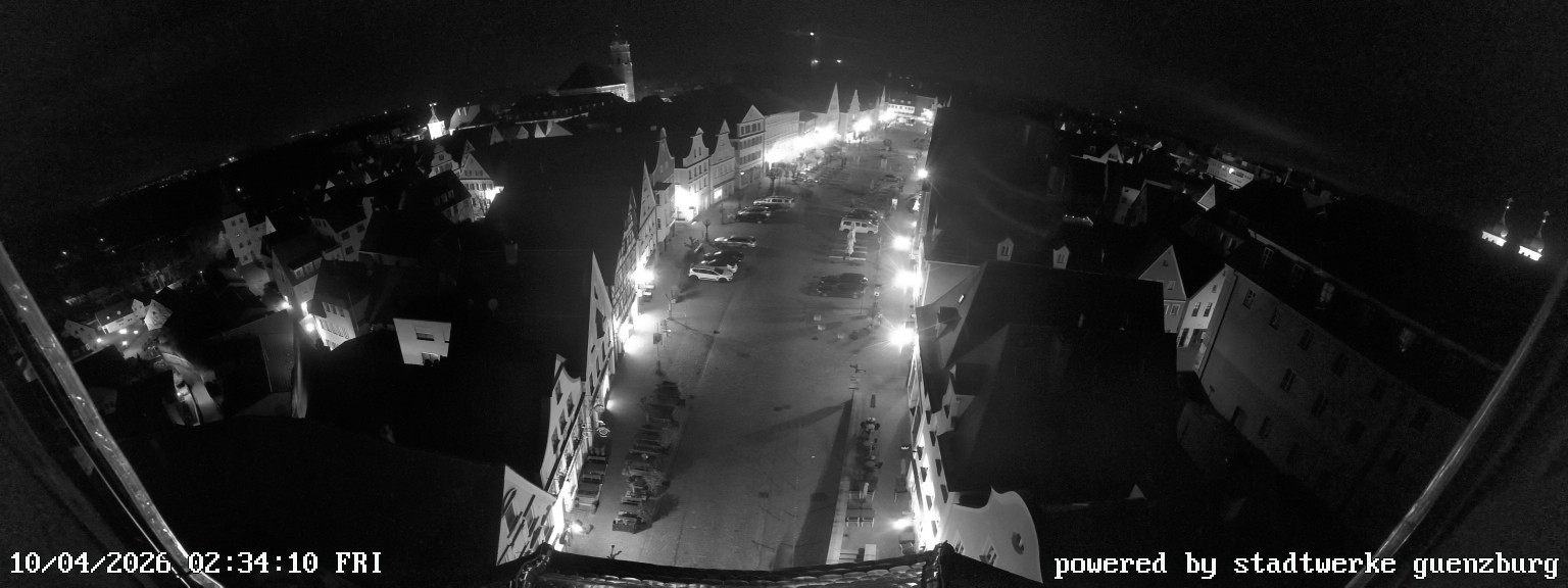 Archiv Foto Webcam Günzburg Marktplatz