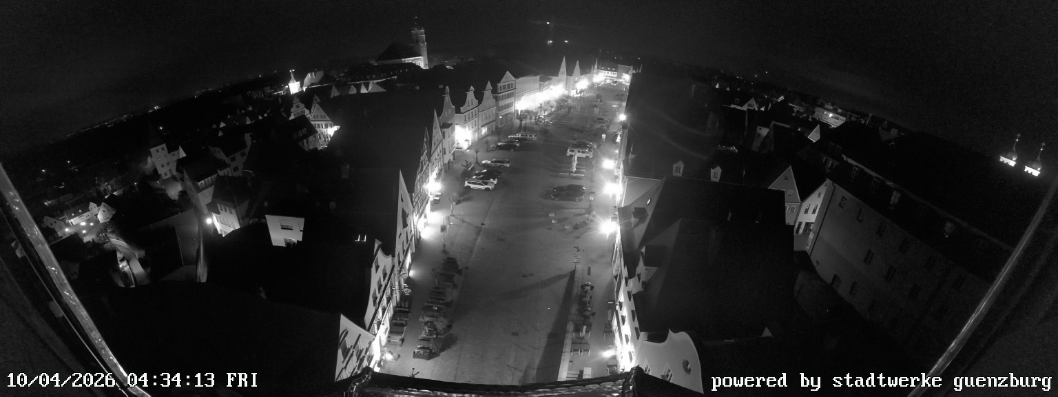 Archiv Foto Webcam Günzburg Marktplatz
