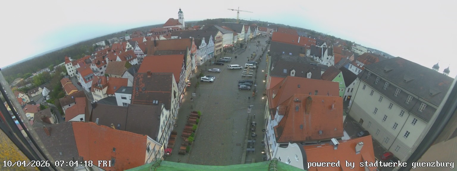 Archiv Foto Webcam Günzburg Marktplatz