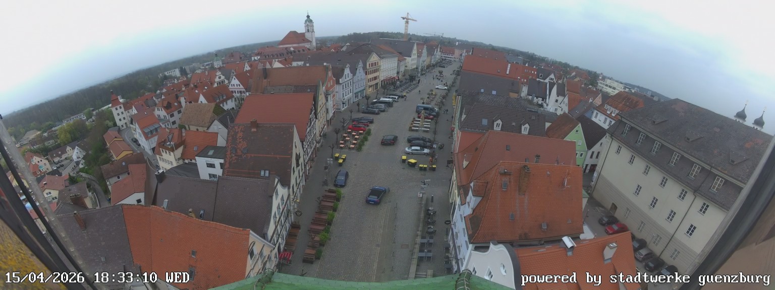 Archived image Webcam Günzburg Town Square