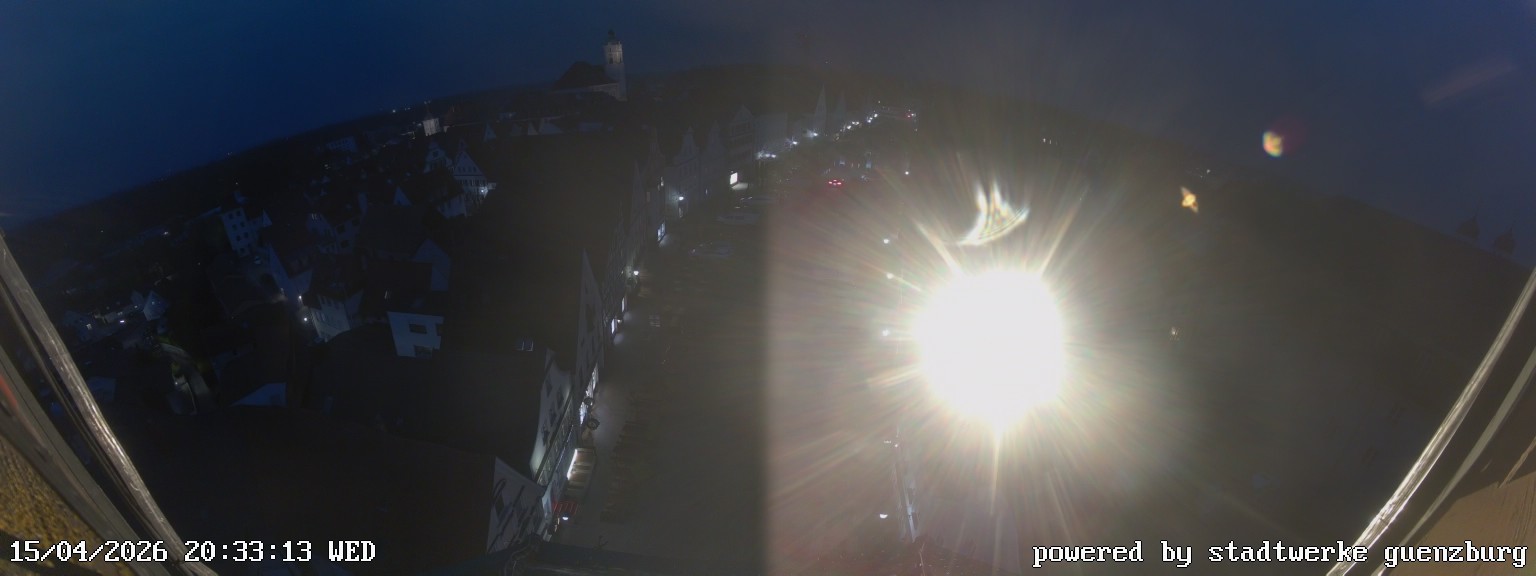 Archived image Webcam Günzburg Town Square