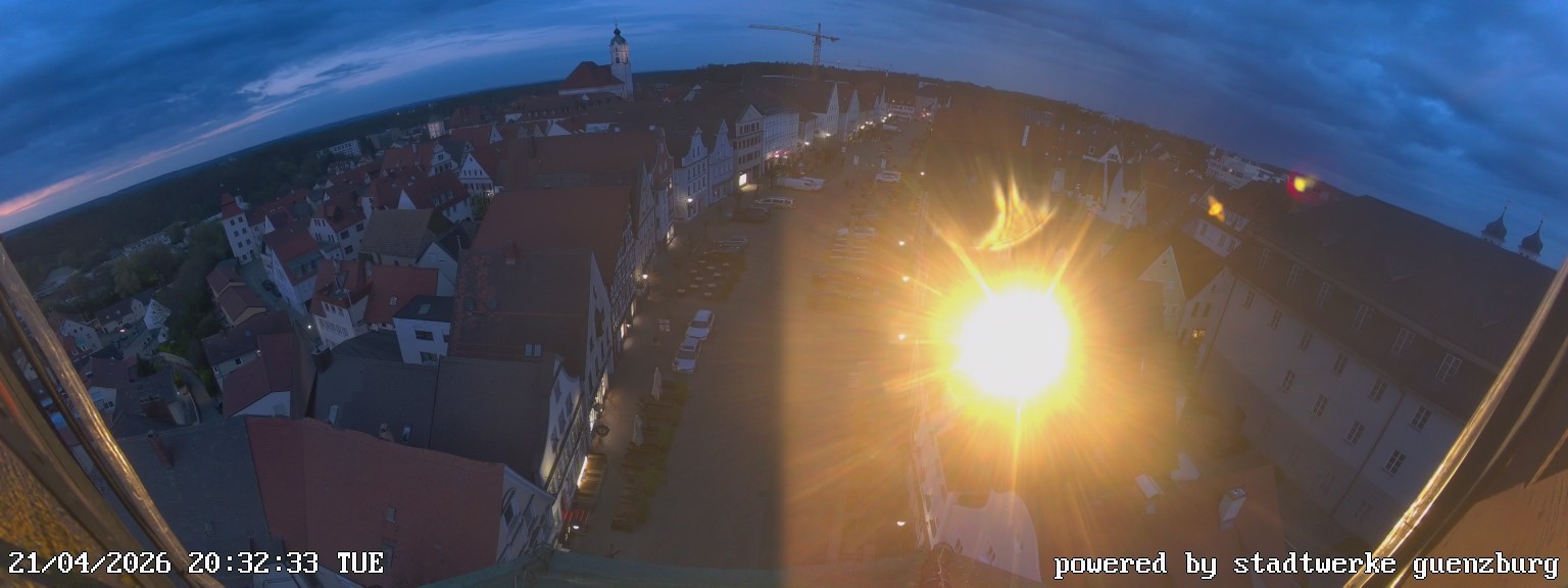 Archiv Foto Webcam Günzburg Marktplatz