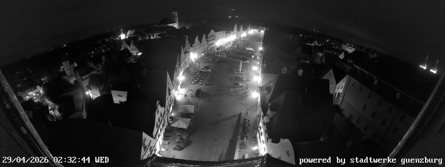 Archiv Foto Webcam Günzburg Marktplatz