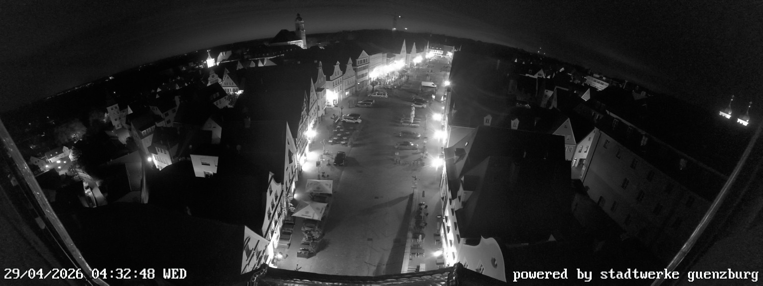 Archiv Foto Webcam Günzburg Marktplatz