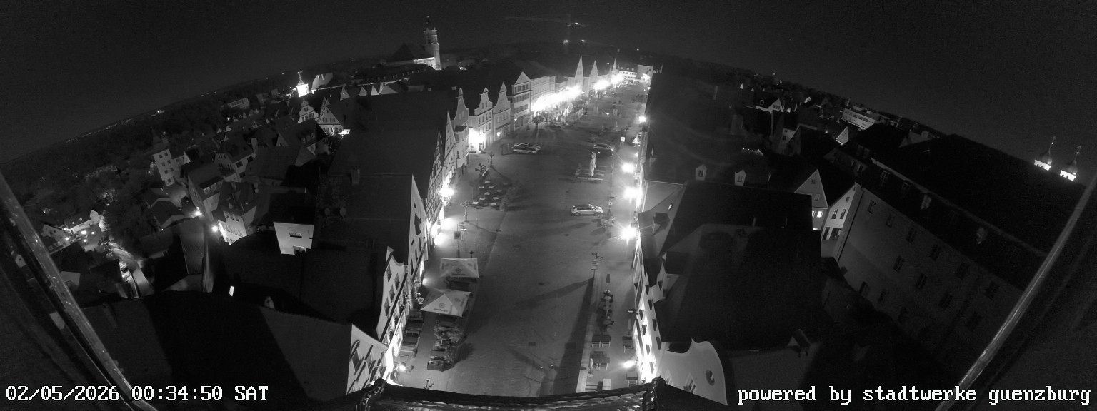 Archiv Foto Webcam Günzburg Marktplatz