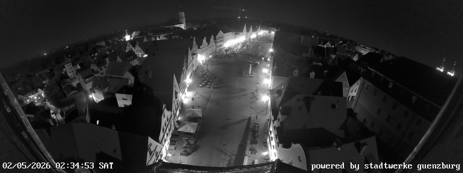 Archiv Foto Webcam Günzburg Marktplatz