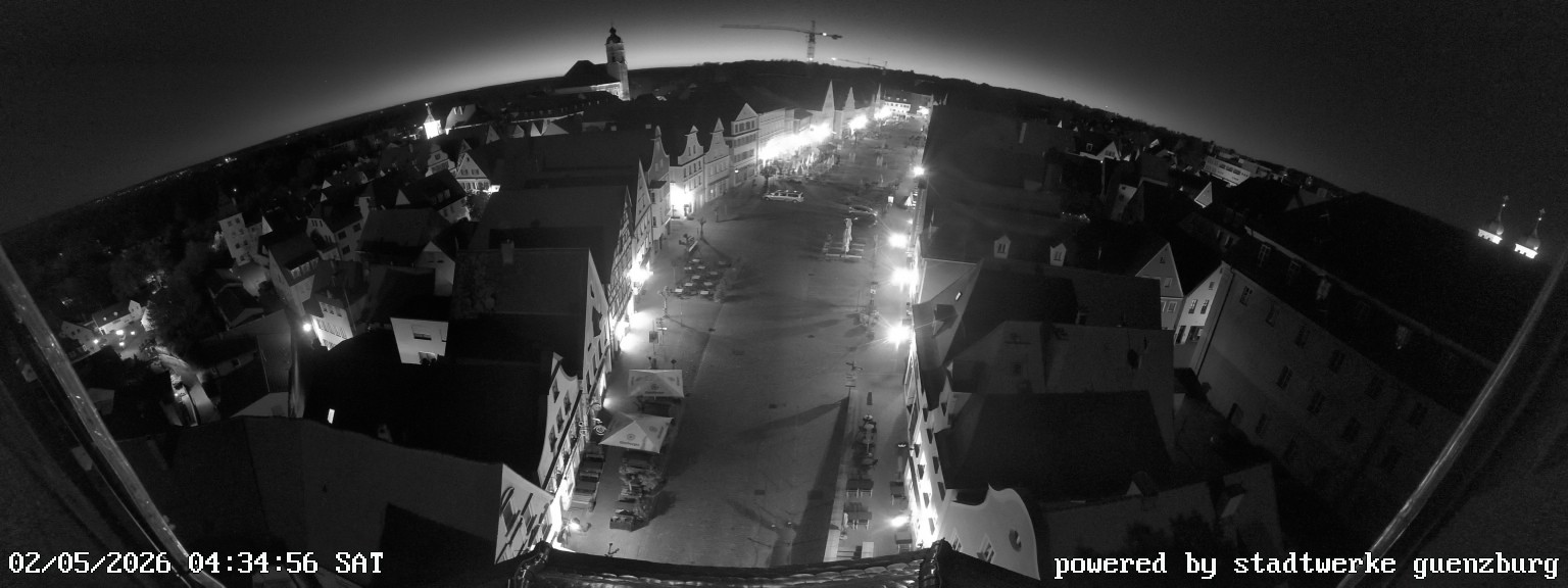 Archiv Foto Webcam Günzburg Marktplatz