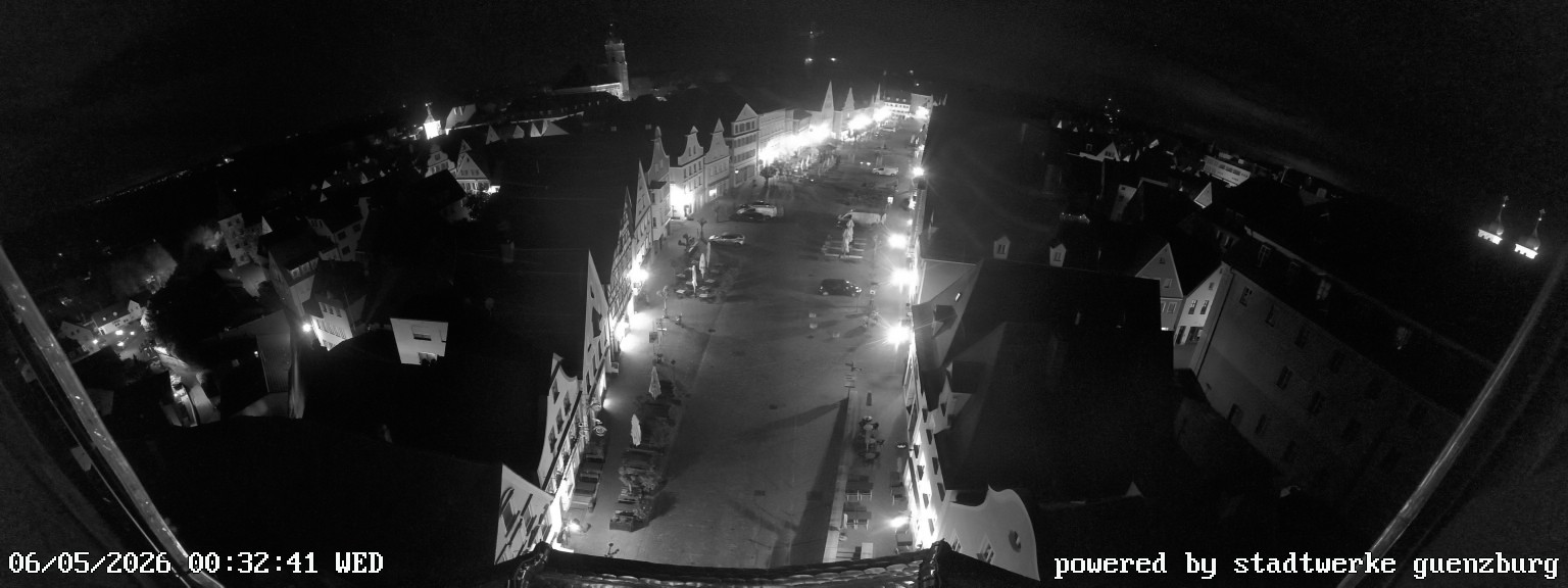 Archived image Webcam Günzburg Town Square