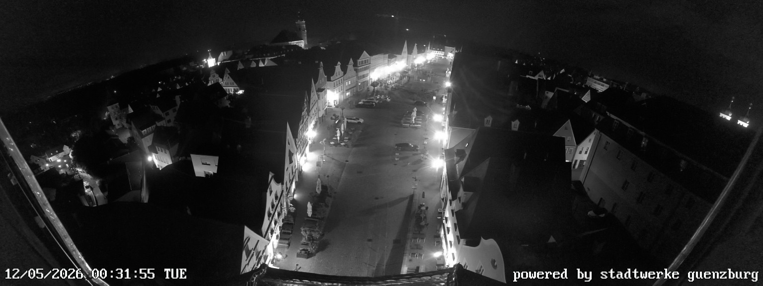 Archiv Foto Webcam Günzburg Marktplatz