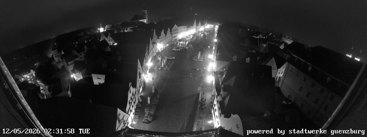 Archiv Foto Webcam Günzburg Marktplatz
