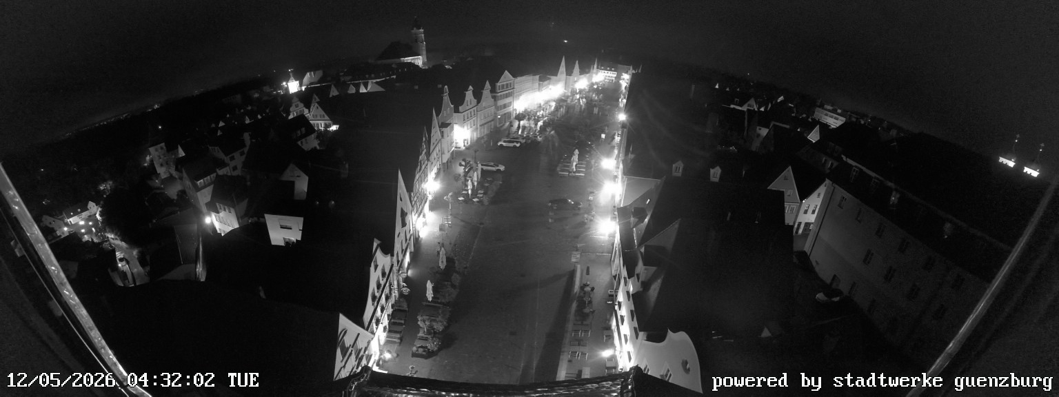 Archiv Foto Webcam Günzburg Marktplatz