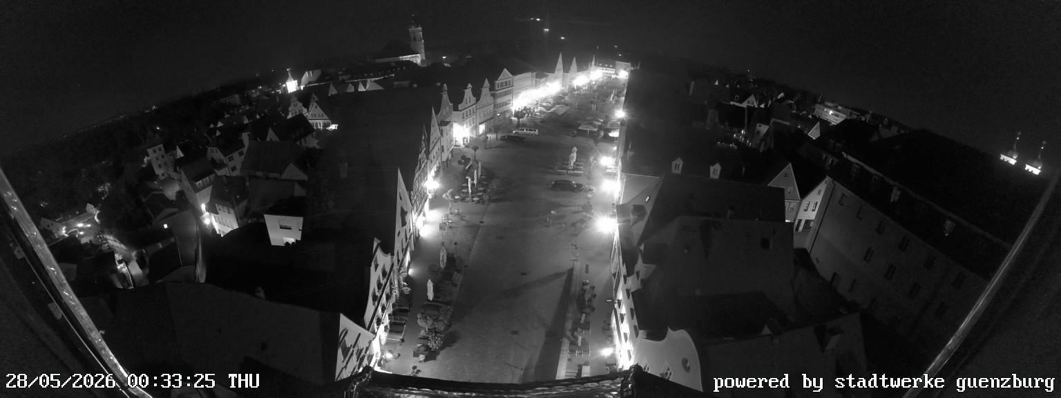 Archived image Webcam Günzburg Town Square