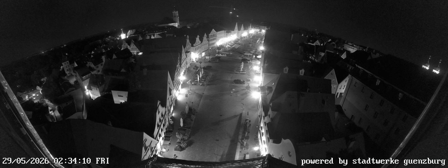 Archiv Foto Webcam Günzburg Marktplatz