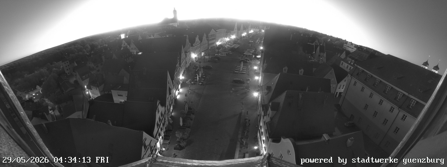 Archiv Foto Webcam Günzburg Marktplatz