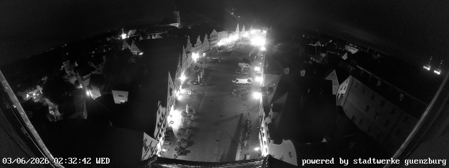 Archiv Foto Webcam Günzburg Marktplatz
