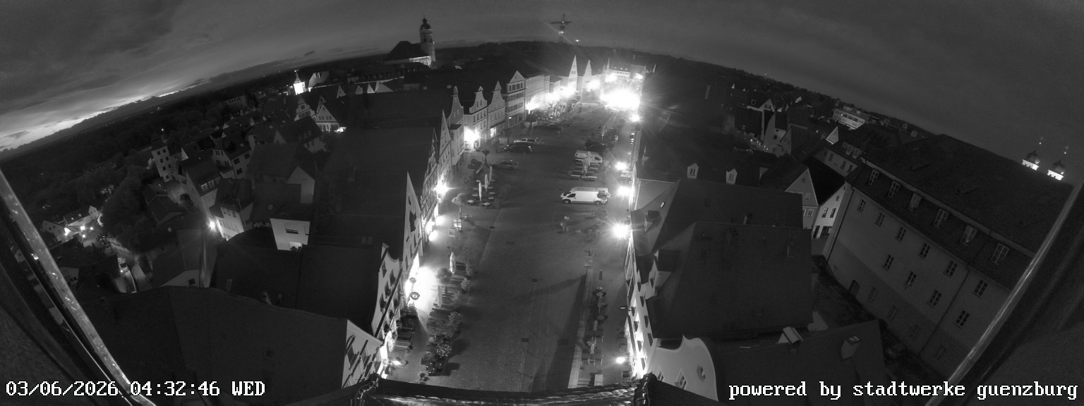 Archiv Foto Webcam Günzburg Marktplatz