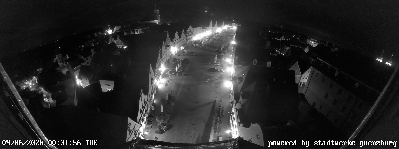 Archiv Foto Webcam Günzburg Marktplatz