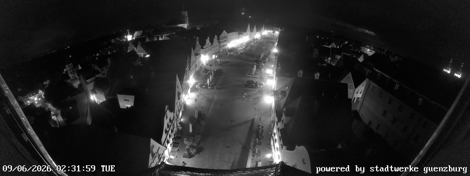 Archiv Foto Webcam Günzburg Marktplatz