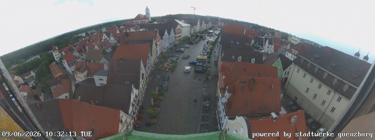 Archiv Foto Webcam Günzburg Marktplatz