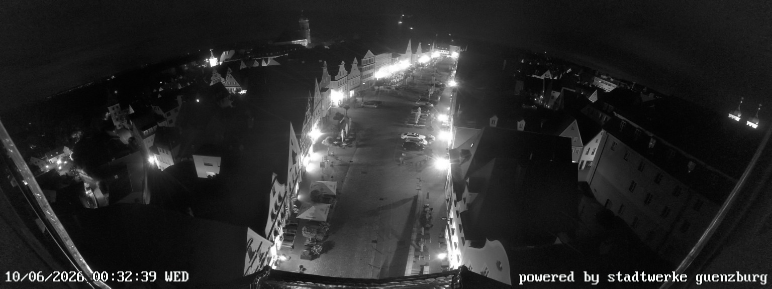 Archiv Foto Webcam Günzburg Marktplatz