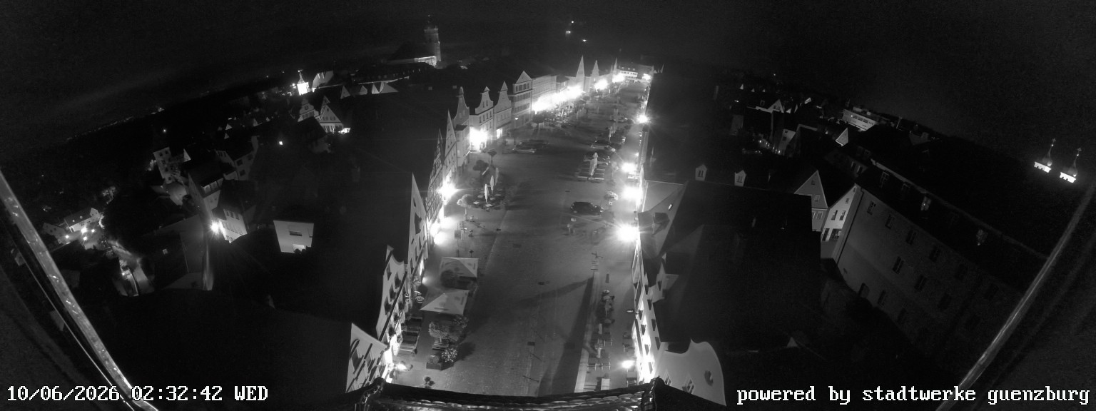 Archiv Foto Webcam Günzburg Marktplatz