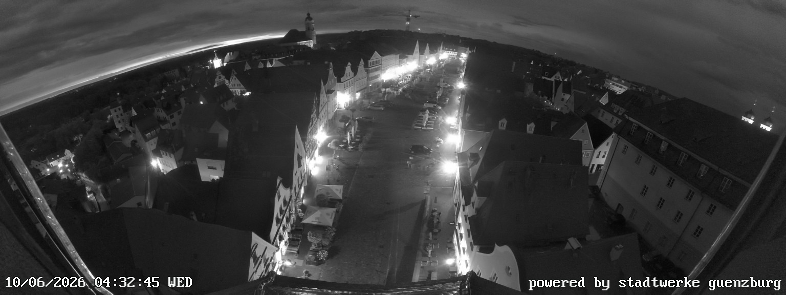 Archiv Foto Webcam Günzburg Marktplatz
