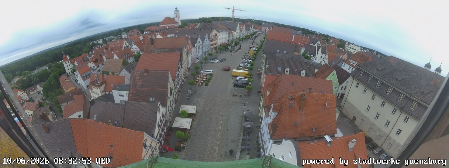 Archiv Foto Webcam Günzburg Marktplatz