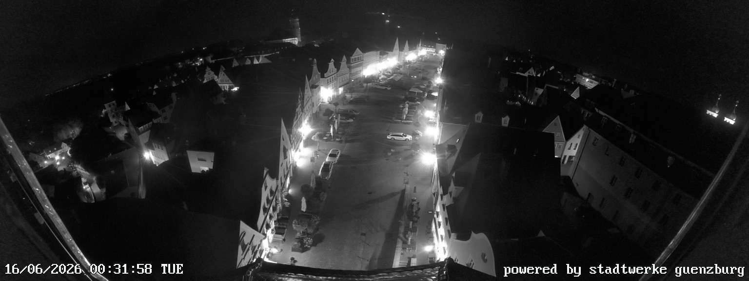 Archiv Foto Webcam Günzburg Marktplatz