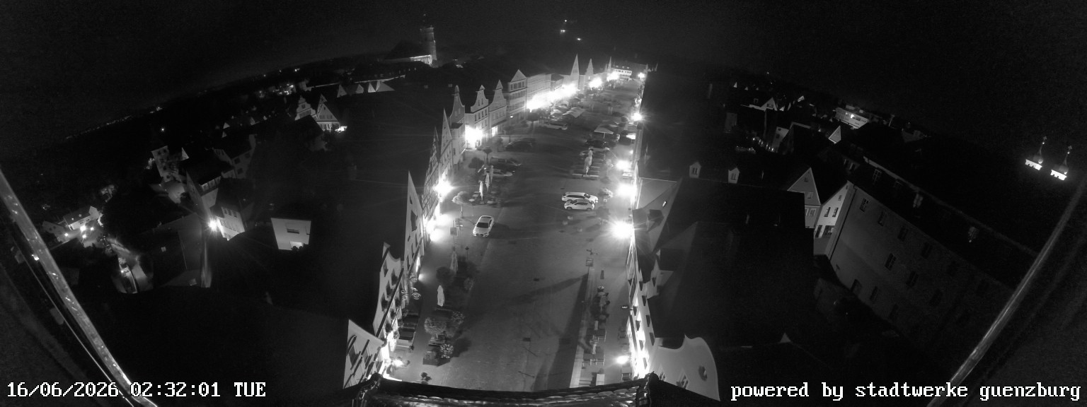 Archiv Foto Webcam Günzburg Marktplatz