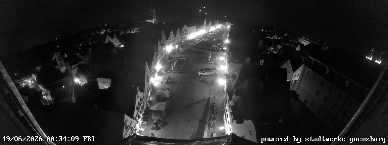 Archiv Foto Webcam Günzburg Marktplatz