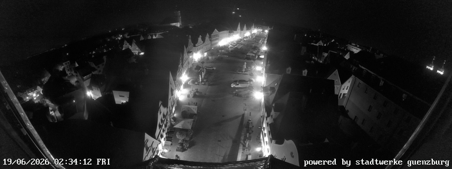 Archiv Foto Webcam Günzburg Marktplatz