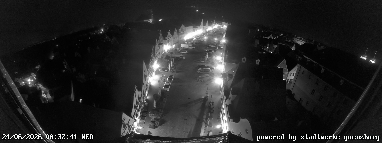 Archiv Foto Webcam Günzburg Marktplatz