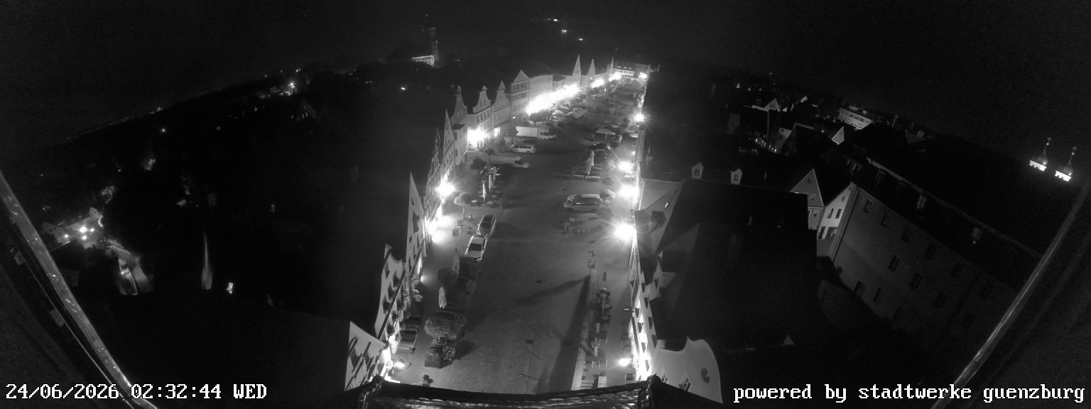 Archiv Foto Webcam Günzburg Marktplatz