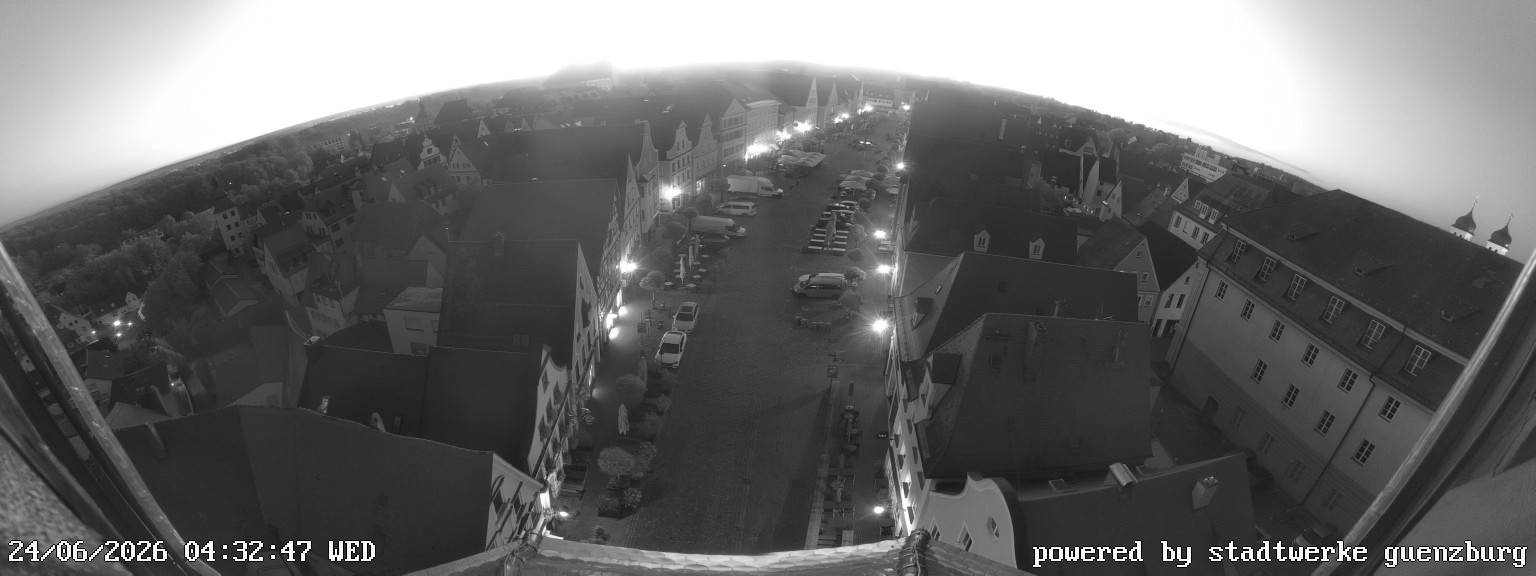 Archiv Foto Webcam Günzburg Marktplatz