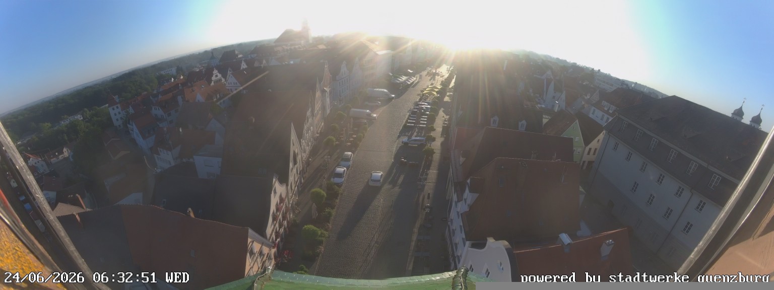 Archiv Foto Webcam Günzburg Marktplatz