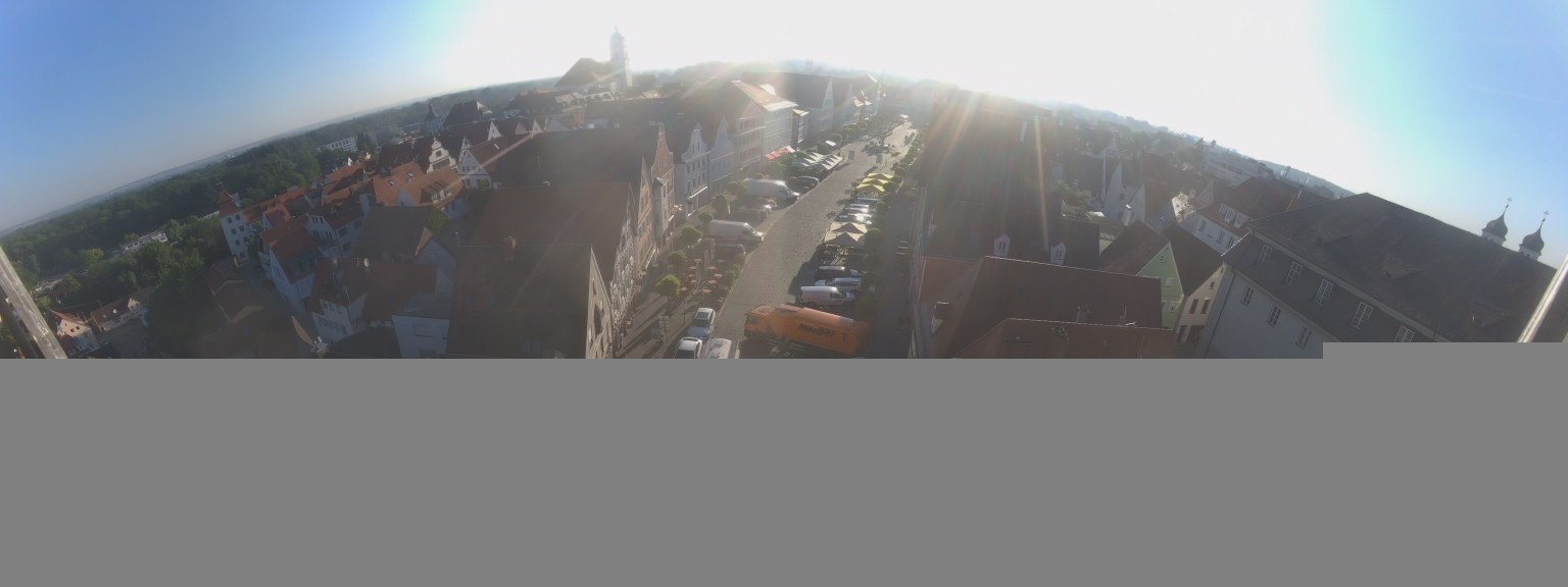 Archiv Foto Webcam Günzburg Marktplatz