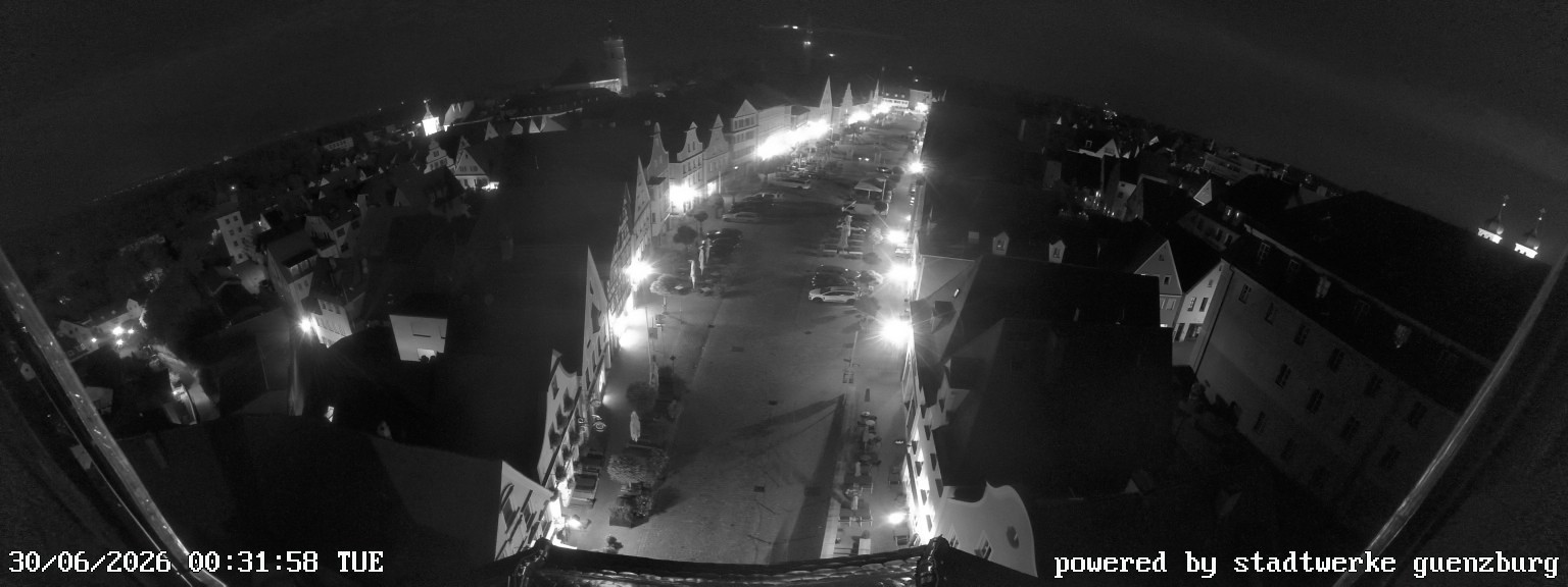 Archiv Foto Webcam Günzburg Marktplatz