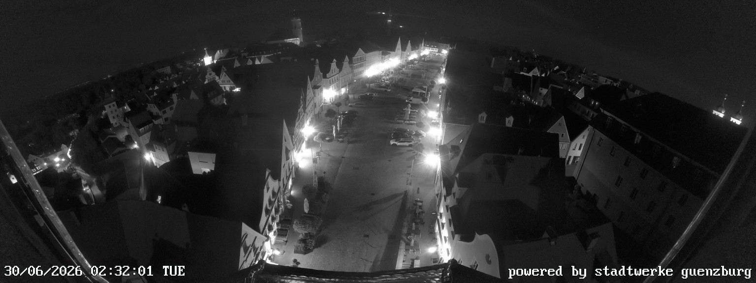 Archiv Foto Webcam Günzburg Marktplatz