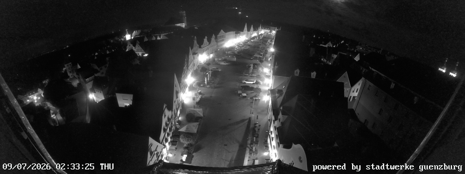 Archiv Foto Webcam Günzburg Marktplatz