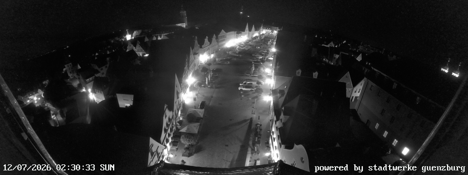 Archived image Webcam Günzburg Town Square