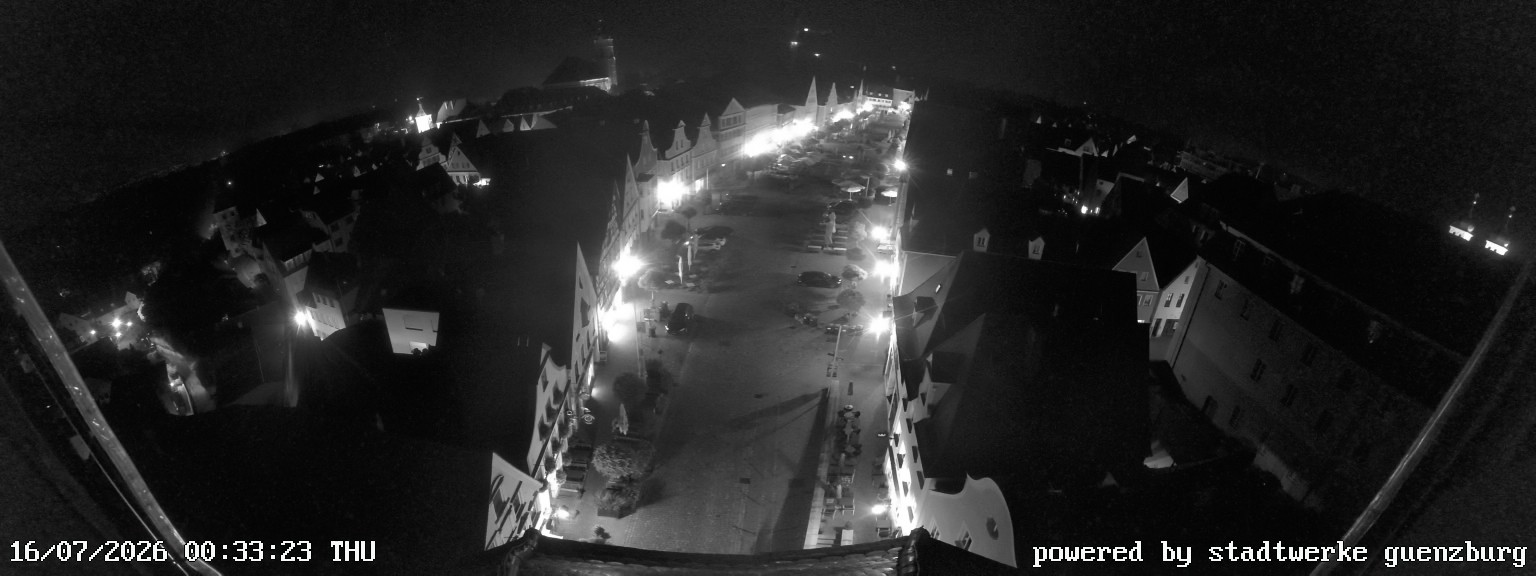 Archived image Webcam Günzburg Town Square