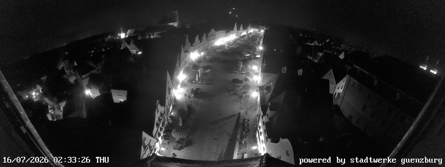 Archiv Foto Webcam Günzburg Marktplatz