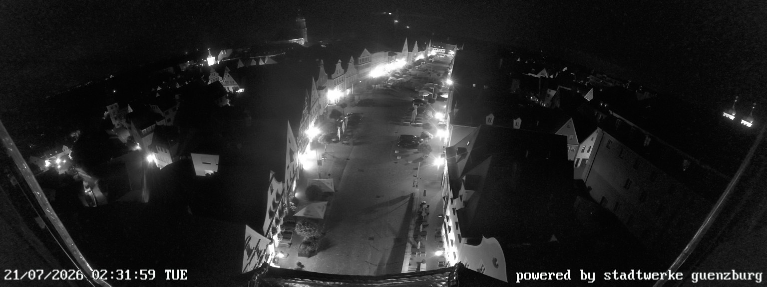 Archiv Foto Webcam Günzburg Marktplatz