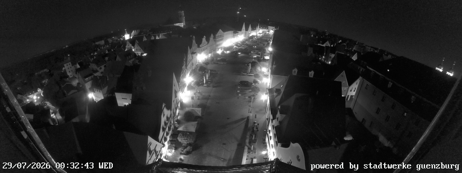 Archiv Foto Webcam Günzburg Marktplatz