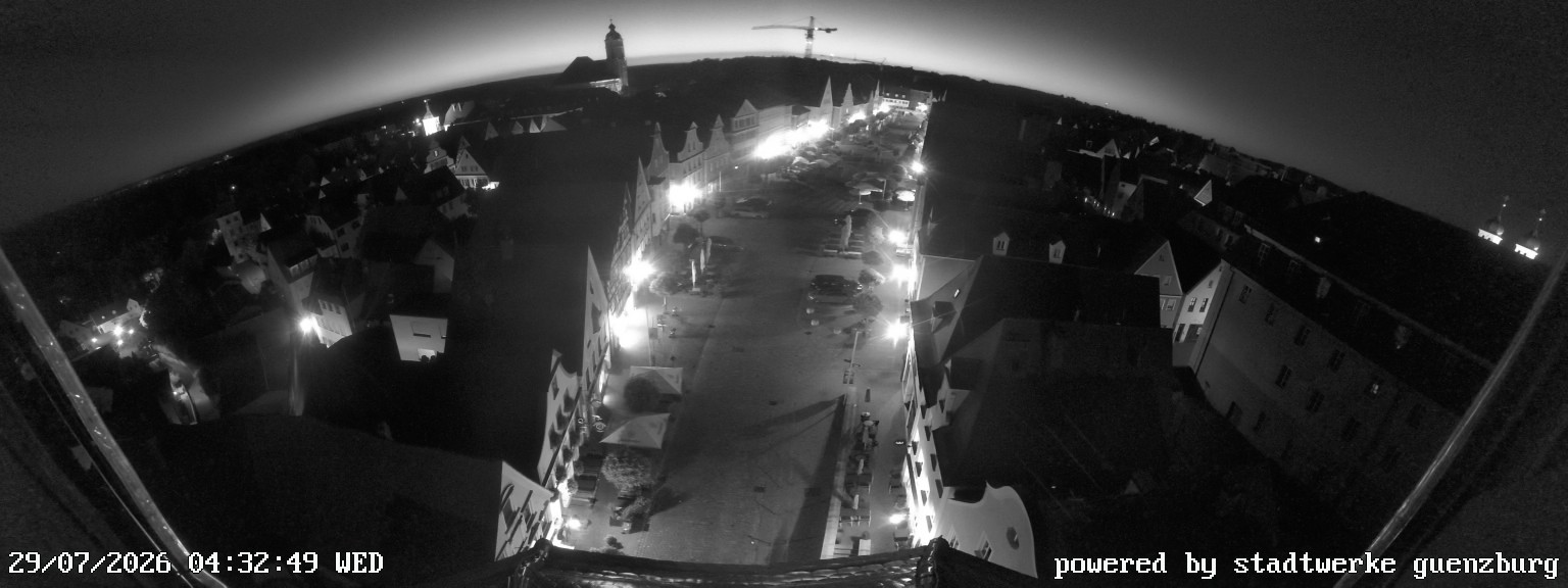 Archiv Foto Webcam Günzburg Marktplatz